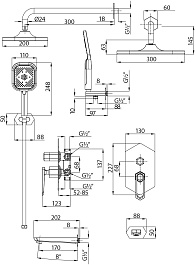 Lemark Душевая система Prizma LM3922C хром – фотография-2