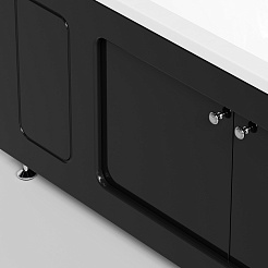 Водолей Экран под ванну Лидер 1500 черный – фотография-8