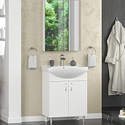 Misty Мебель для ванной Изео 65 белая – фотография-1