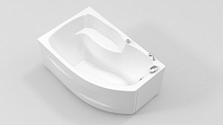 BellSan Акриловая ванна Сати 150x96 R с гидромассажем – фотография-2