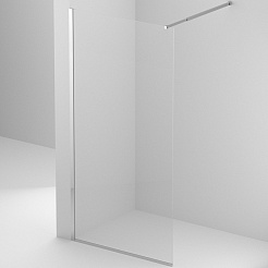 BelBagno Душевая перегородка Kraft KRAFT-L-1-90-C-Cr 90x195 профиль хром стекло прозрачное – фотография-1