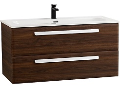 BelBagno Мебель для ванной Eco Cer-N 100 CZR-8073-100 орех шоколад софт ручки сатин – фотография-4