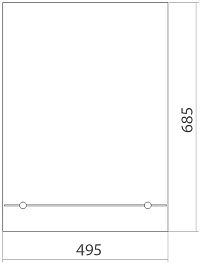 Mixline Зеркало Стиль Модерн-Люкс 49.5 – фотография-2