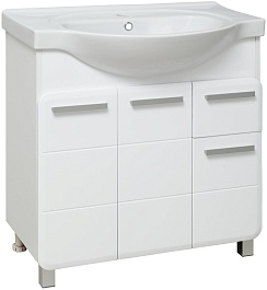 Runo Тумба с раковиной Эрика 80 – фотография-1