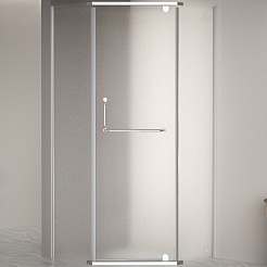 RGW Душевой уголок Passage PA-081 80x80 профиль хром стекло матовое сатинат – фотография-1