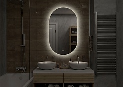 Continent Зеркало Fleur Medium 650x1100 – фотография-7