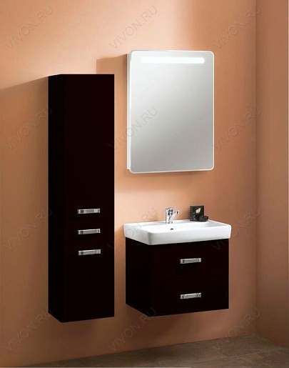 Акватон Пенал для ванной "Америна" с б/к черный – фотография-2