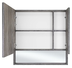 Misty Зеркало-шкаф для ванной Темза 75 сосна пасадена – фотография-4