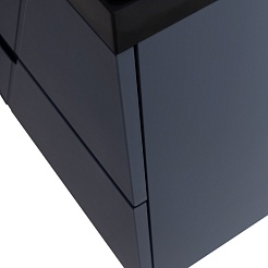 BelBagno Мебель для ванной Vittoria 80 Grigio Opaco с раковиной BB800/450-LV-ART-AST-NERO – фотография-10