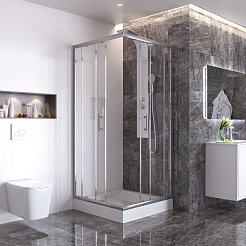 Taliente Душевой уголок 90/90 TA-09092-1CP – фотография-3