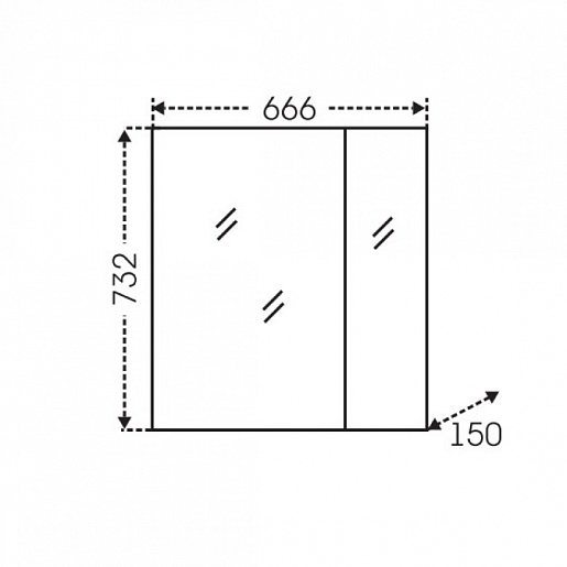 СанТа Мебель для ванной Калипсо 70 NEW подвесная – фотография-8