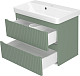 Brevita Тумба под раковину Victory 70 подвесная зеленая – фотография-8