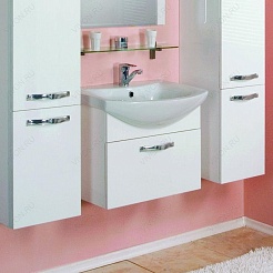 Акватон Тумба с раковиной "Ария 65" белая – фотография-2