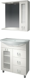 Какса-а Мебель для ванной Витраж 70 R – фотография-1