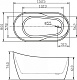 BelBagno Акриловая ванна BB301 153x80 – фотография-8