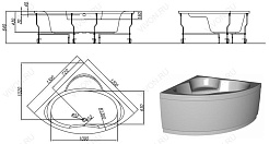 Kolpa San Акриловая ванна Royal 130 BASIS – фотография-3