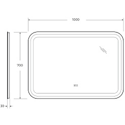 Cezares Зеркало Stylus 100 – фотография-11