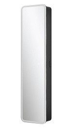 Equil Шкаф пенал Eltoro LED 40 подвесной черный софт – фотография-3