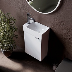 Sancos Тумба под раковину Mini 35 L белый глянец – фотография-5