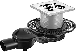 BERGES Wasserhaus Душевой трап Platz Antik 150 091161 хром глянец – фотография-1