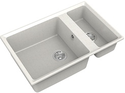 Granfest Мойка кухонная GF-LV-760K белый – фотография-1