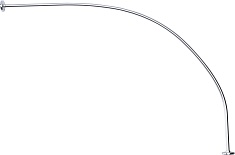 1Marka Карниз для ванны Diana 170x105