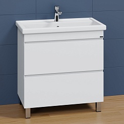 СанТа Мебель для ванной Марс 80 белая – фотография-5