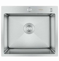 Hoffger Мойка для кухни 5045 Satin – фотография-1