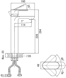 D&K Смеситель "Durer Bayern DA1252001" для раковины – фотография-2