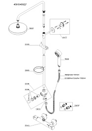 Damixa Душевая система Akita 409111000 с термостатом – фотография-4