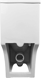 Azario Унитаз-моноблок Sente AZ-8614 безободковый с бачком с сиденьем микролифт белый – фотография-9