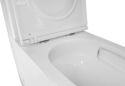 Azario Унитаз-компакт Margo AZ-2125-UQ1 безободковый с бачком с сиденьем микролифт белый – фотография-13