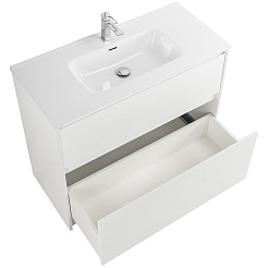 BelBagno Мебель для ванной Kraft 100 напольная Bianco Opaco – фотография-6