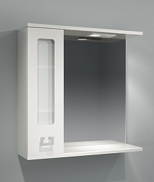 Какса-а Зеркальный шкаф Витраж 70 L – фотография-2