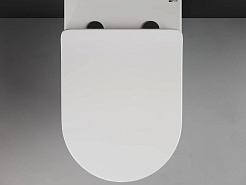 Ceramicanova Напольный приставной унитаз Highlight Rimless CN1812 белый – фотография-6