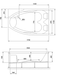 Royal Bath Акриловая ванна SHAKESPEARE RB 652100 в сборе 170х110х67 L – фотография-4