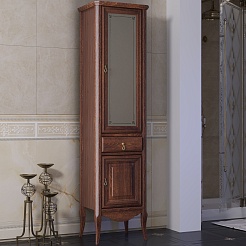 Opadiris Шкаф-пенал для ванной Лоренцо 45 орех R – фотография-1