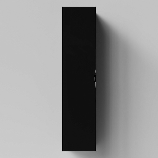 Водолей Шкаф пенал подвесной Марко 35 L 1 дверка черный – фото-1