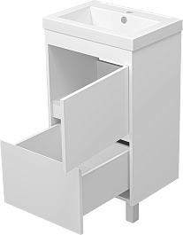 Misty Тумба для умывальника Алиса 50, 1 ящик, напольная – фотография-3
