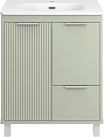 Brevita Тумба с раковиной Risacca Pistachio 70 фисташковый