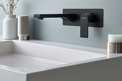 Aquatek Смеситель для раковины Лира AQ1413MB матовый черный – фотография-3