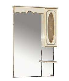 Misty Мебель для ванной Монако 70 R бежевая патина – фотография-4