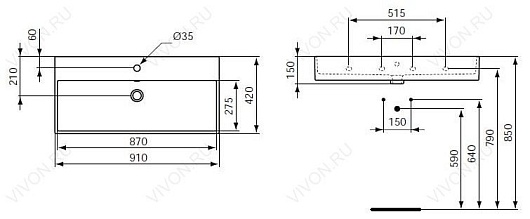 Ideal Standard Раковина Strada K078601 – картинка-7
