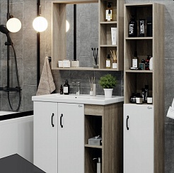 Onika Зеркальный шкаф Тимбер 80 дуб сонома – фотография-2