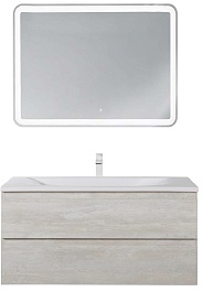 Cezares Тумба с раковиной MOLVENO 100 Legno Bianco – фотография-2