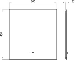ASB-Mebel Мебель для ванной Тида 80 подвесная белая – фотография-14