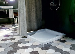 Aquatek Душевой поддон из литого мрамора 90x90 DP-0000004 белый – фотография-5