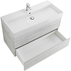 BelBagno Тумба с раковиной Molveno-46 80 подвесная legno bianco – фотография-7