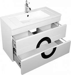 De Aqua Мебель для ванной Форма 80, зеркало Экстра EXT 80 F – фотография-7