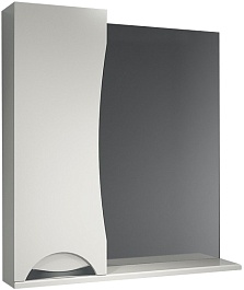 Какса-а Зеркальный шкаф Каприз 70 L белый – фотография-1